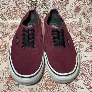 Maroon Vans
